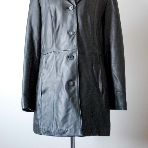 90's/00's Danier Leather Jacket - Picture 2 of 4